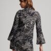 Bedrucktes Minikleid mit langen Ärmeln Bedrucktes Minikleid mit langen Ärmeln
