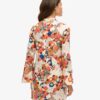 Bedrucktes Minikleid mit langen Ärmeln