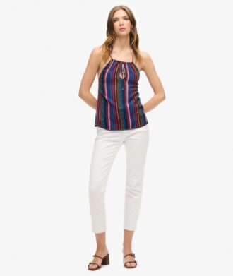 Bedrucktes Strand-Halter-Oberteil