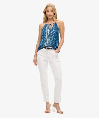 Bedrucktes Strand-Halter-Oberteil