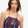 Bedrucktes Strand-Halter-Oberteil