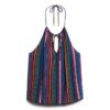 Bedrucktes Strand-Halter-Oberteil