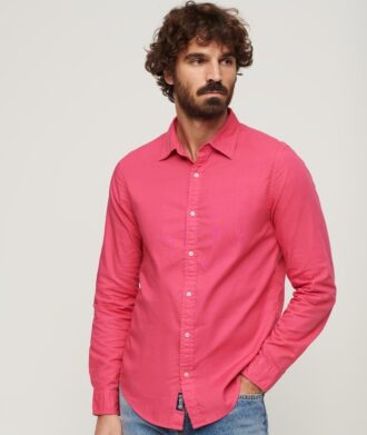 Überfärbtes Langarmhemd aus Organic Cotton Überfärbtes Langarmhemd aus Organic Cotton
