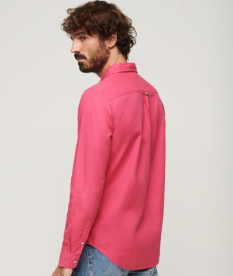 Überfärbtes Langarmhemd aus Organic Cotton Überfärbtes Langarmhemd aus Organic Cotton