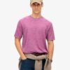 Überfärbtes Slub-Marl-T-Shirt Überfärbtes Slub-Marl-T-Shirt