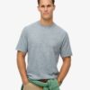 Überfärbtes Slub-Marl-T-Shirt Überfärbtes Slub-Marl-T-Shirt