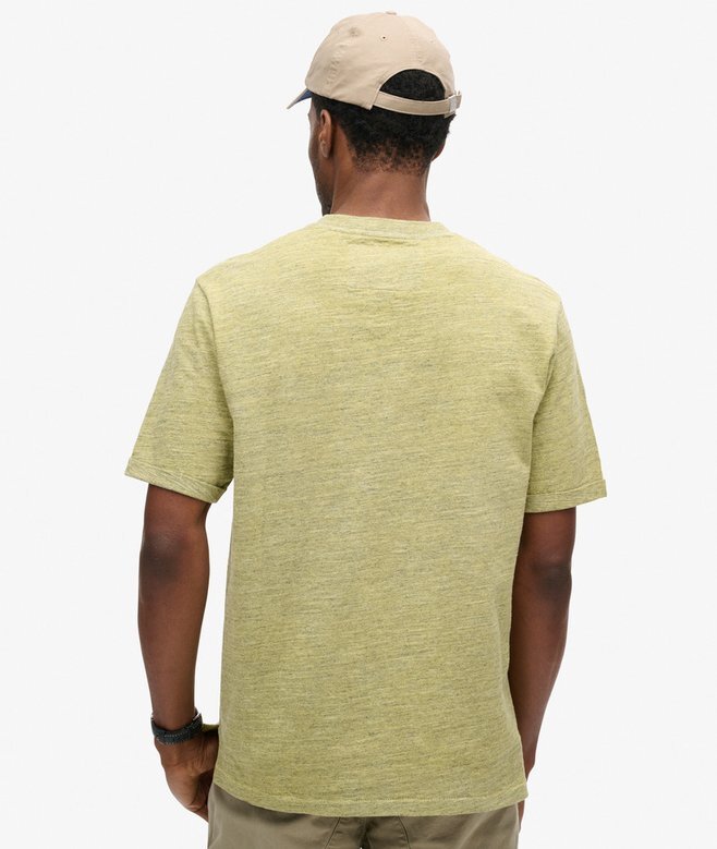 Überfärbtes Slub-Marl-T-Shirt Überfärbtes Slub-Marl-T-Shirt