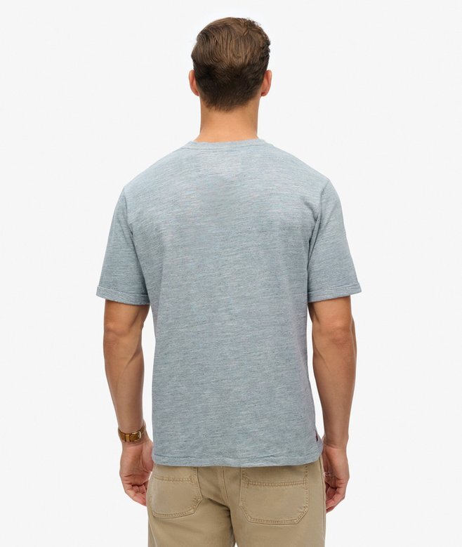Überfärbtes Slub-Marl-T-Shirt Überfärbtes Slub-Marl-T-Shirt