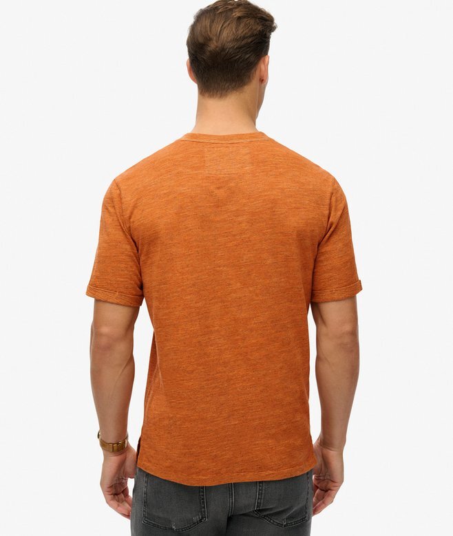 Überfärbtes Slub-Marl-T-Shirt Überfärbtes Slub-Marl-T-Shirt