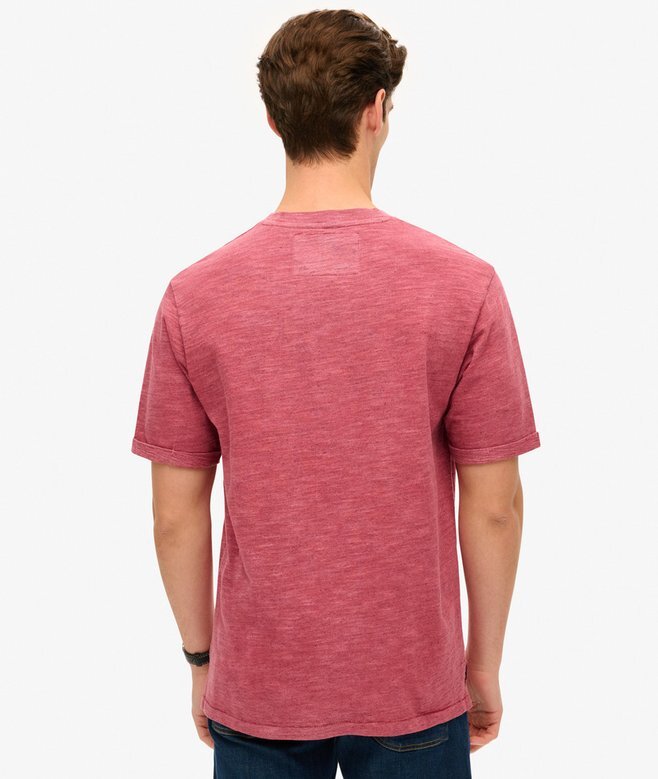 Überfärbtes Slub-Marl-T-Shirt Überfärbtes Slub-Marl-T-Shirt
