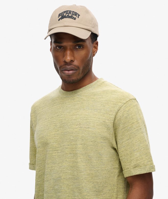 Überfärbtes Slub-Marl-T-Shirt Überfärbtes Slub-Marl-T-Shirt