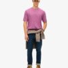 Überfärbtes Slub-Marl-T-Shirt Überfärbtes Slub-Marl-T-Shirt