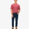 Überfärbtes Slub-Marl-T-Shirt Überfärbtes Slub-Marl-T-Shirt