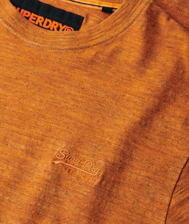 Überfärbtes Slub-Marl-T-Shirt Überfärbtes Slub-Marl-T-Shirt