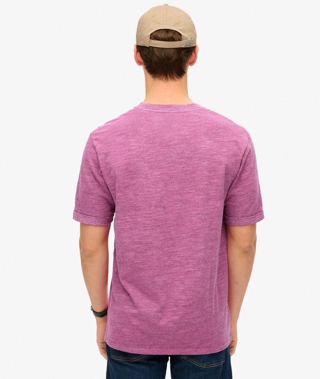 Überfärbtes Slub-Marl-T-Shirt Überfärbtes Slub-Marl-T-Shirt