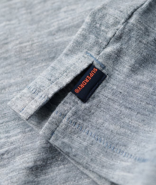 Überfärbtes Slub-Marl-T-Shirt Überfärbtes Slub-Marl-T-Shirt
