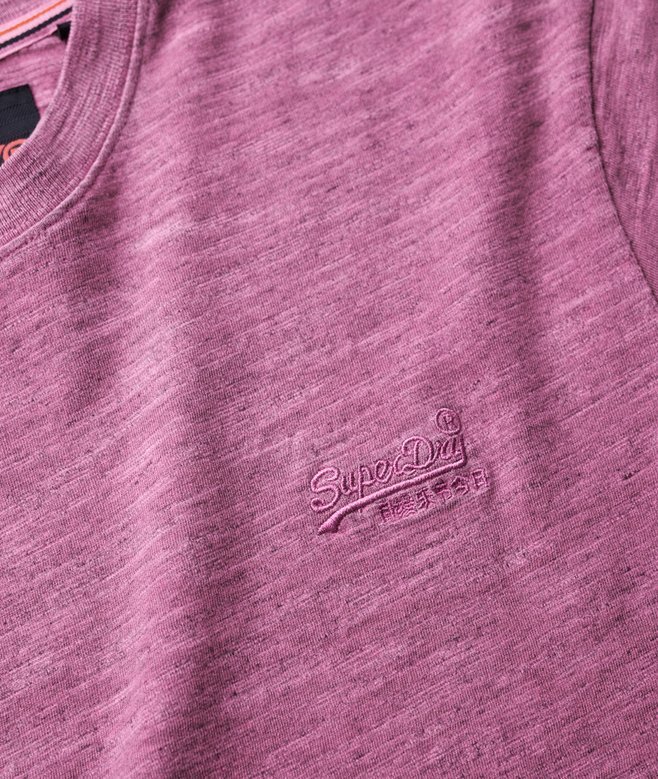 Überfärbtes Slub-Marl-T-Shirt Überfärbtes Slub-Marl-T-Shirt