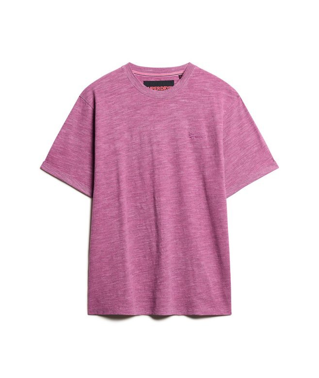 Überfärbtes Slub-Marl-T-Shirt Überfärbtes Slub-Marl-T-Shirt