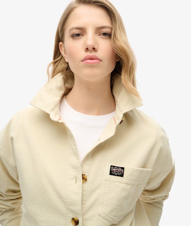 Übershirt aus grobem Cord Übershirt aus grobem Cord
