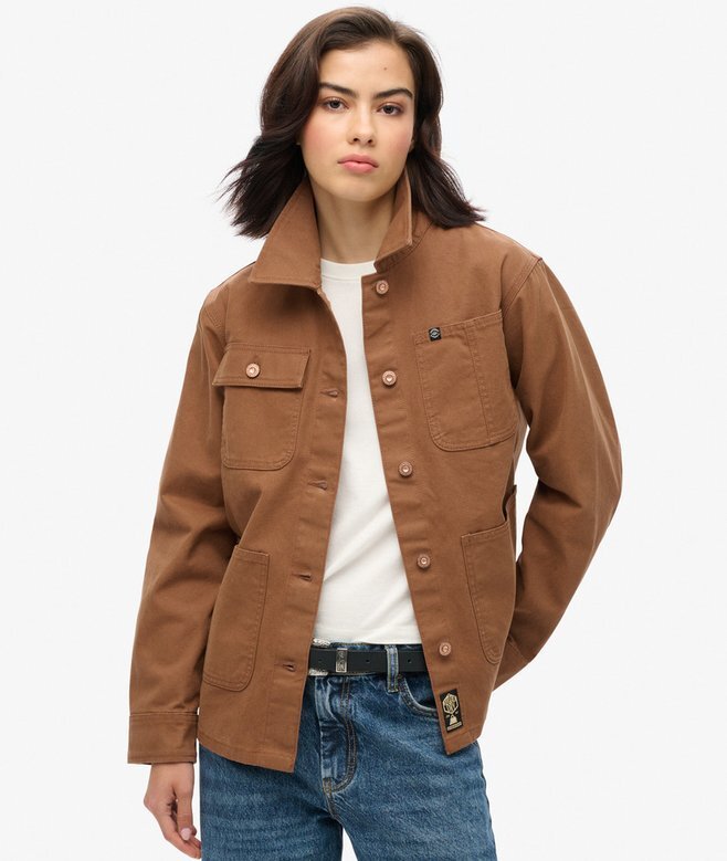 Bestickte Arbeitsjacke Bestickte Arbeitsjacke