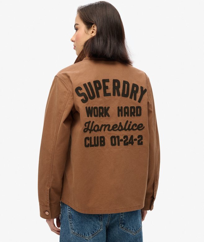 Bestickte Arbeitsjacke Bestickte Arbeitsjacke