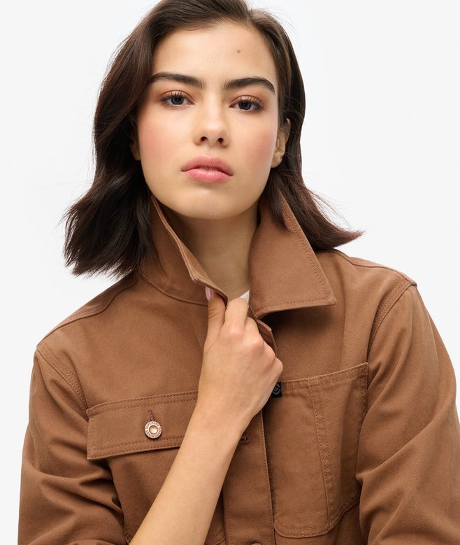 Bestickte Arbeitsjacke Bestickte Arbeitsjacke