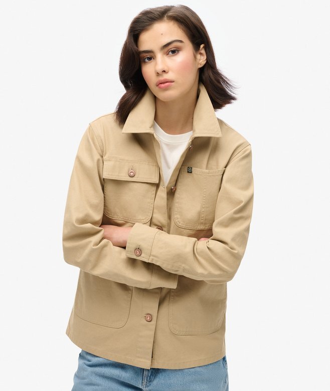 Bestickte Arbeitsjacke Bestickte Arbeitsjacke