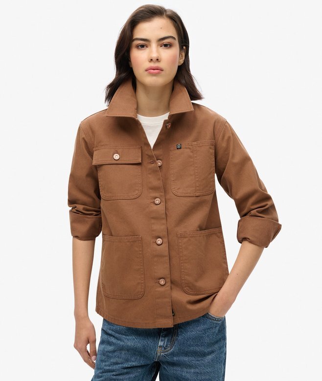 Bestickte Arbeitsjacke Bestickte Arbeitsjacke
