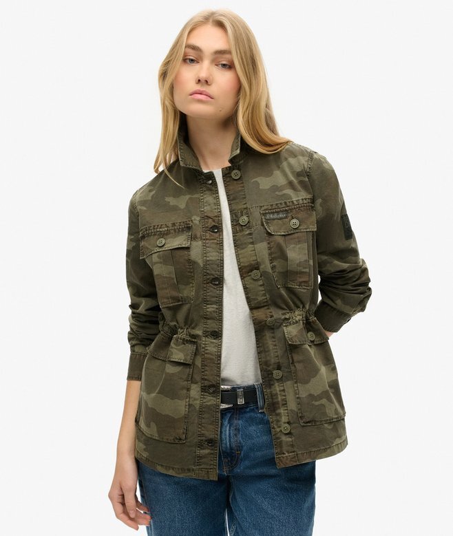Bestickte Military-Feldjacke Bestickte Military-Feldjacke
