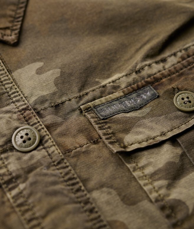Bestickte Military-Feldjacke Bestickte Military-Feldjacke