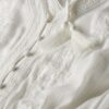 Besticktes Midi-Kleid mit Stufenrock