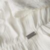 Besticktes Midi-Kleid mit Stufenrock