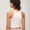 Besticktes Ripp-Racer-Top Besticktes Ripp-Racer-Top