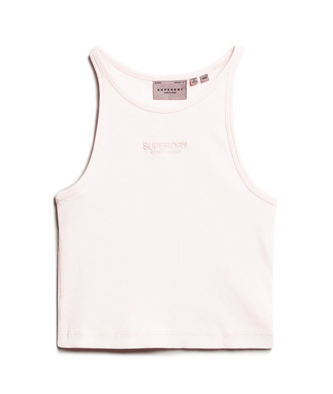 Besticktes Ripp-Racer-Top Besticktes Ripp-Racer-Top
