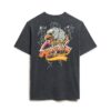 Biker Rock Graphic Loose T-Shirt Biker Rock Graphic Loose T-Shirt