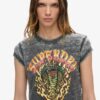 Biker-Rock-T-Shirt mit Grafik Biker-Rock-T-Shirt mit Grafik