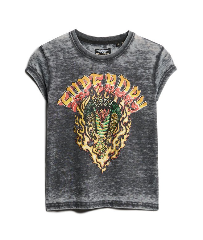 Biker-Rock-T-Shirt mit Grafik Biker-Rock-T-Shirt mit Grafik
