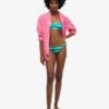 Bikini-Slip aus recyceltem Stoff mit Tie-Dye-Muster Bikini-Slip aus recyceltem Stoff mit Tie-Dye-Muster