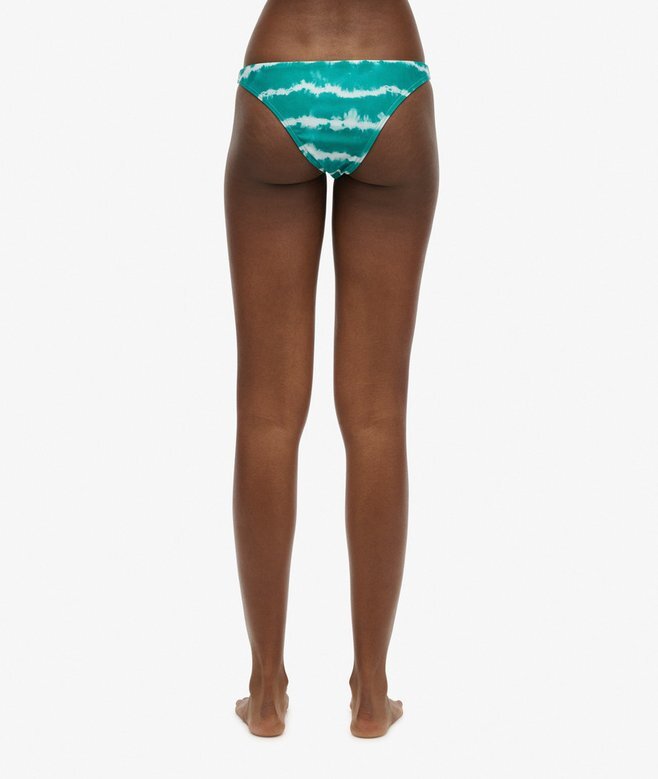 Bikini-Slip aus recyceltem Stoff mit Tie-Dye-Muster Bikini-Slip aus recyceltem Stoff mit Tie-Dye-Muster