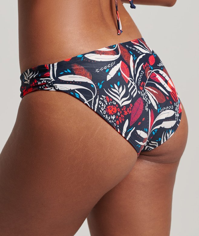 Bikini-Slip mit Rüschen aus recyceltem Material Bikini-Slip mit Rüschen aus recyceltem Material