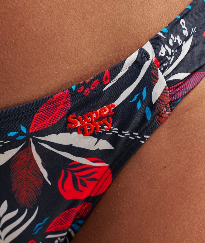 Bikini-Slip mit Rüschen aus recyceltem Material Bikini-Slip mit Rüschen aus recyceltem Material