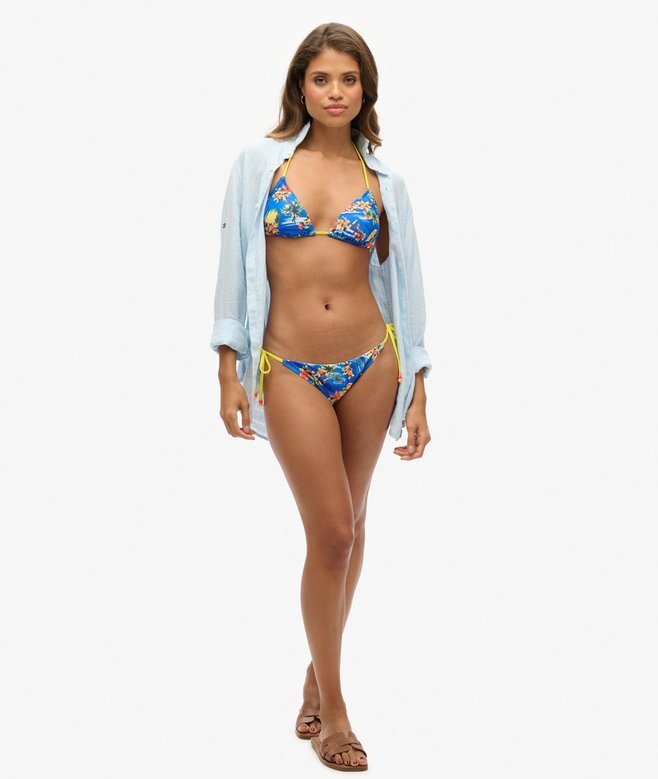 Bikini-Slip mit seitlichen Bändern Bikini-Slip mit seitlichen Bändern