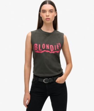 Blondie X Superdry Eng anliegendes Tanktop