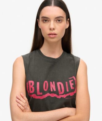 Blondie X Superdry Eng anliegendes Tanktop