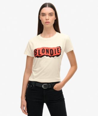 Blondie X Superdry Tailliertes T-Shirt