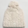 Bobble-Mütze mit Zopfmuster Bobble-Mütze mit Zopfmuster
