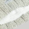 Bobble-Mütze mit Zopfmuster