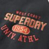Bomberjacke aus Jersey mit College-Schriftzug