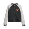 Bomberjacke aus Jersey mit College-Schriftzug