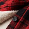 Borg-Kariertes Overshirt Borg-Kariertes Overshirt